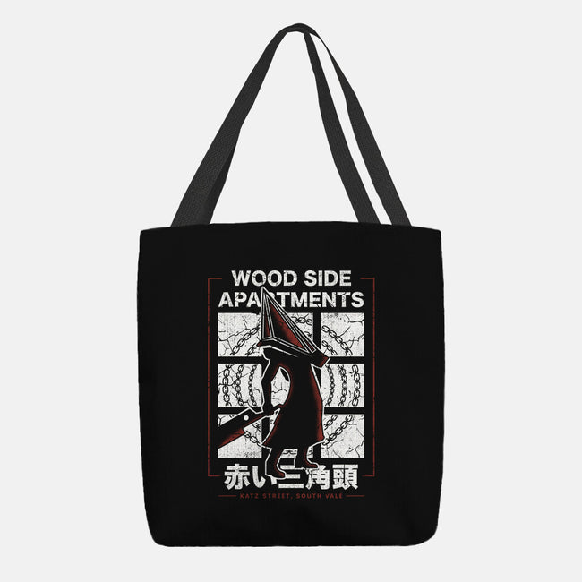 Wood Side Apartments Monster-None-Basic Tote-Bag-LAGELANTEE