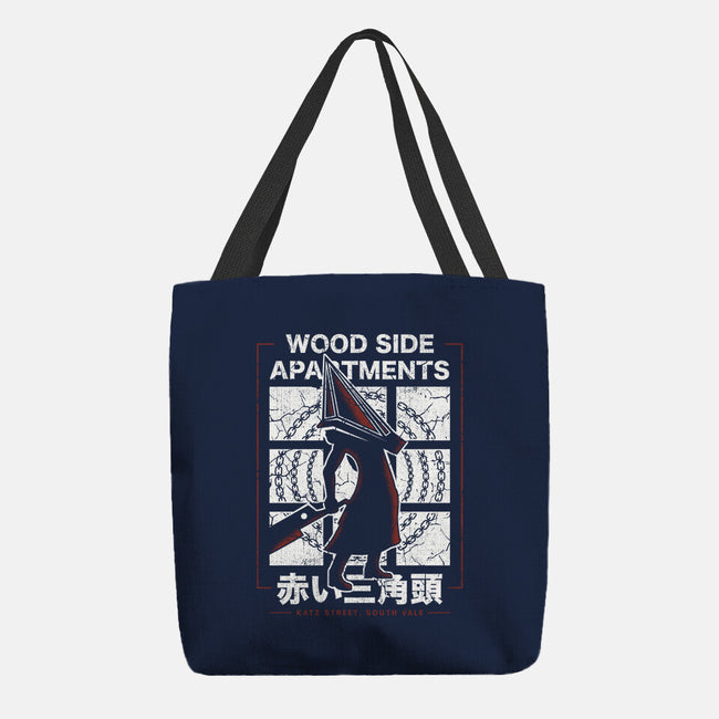 Wood Side Apartments Monster-None-Basic Tote-Bag-LAGELANTEE