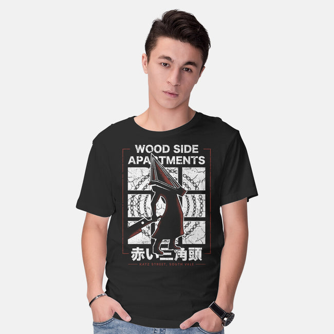 Wood Side Apartments Monster-Mens-Basic-Tee-LAGELANTEE