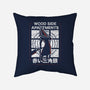 Wood Side Apartments Monster-None-Removable Cover w Insert-Throw Pillow-LAGELANTEE