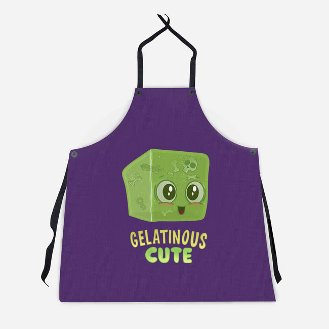 Gelatinous Cute-Unisex-Kitchen-Apron-queenmob