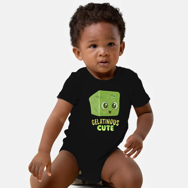 Gelatinous Cute-Baby-Basic-Onesie-queenmob