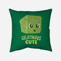 Gelatinous Cute-None-Removable Cover w Insert-Throw Pillow-queenmob