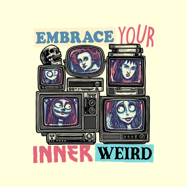 Embrace Your Inner Weird-None-Removable Cover w Insert-Throw Pillow-glitchygorilla