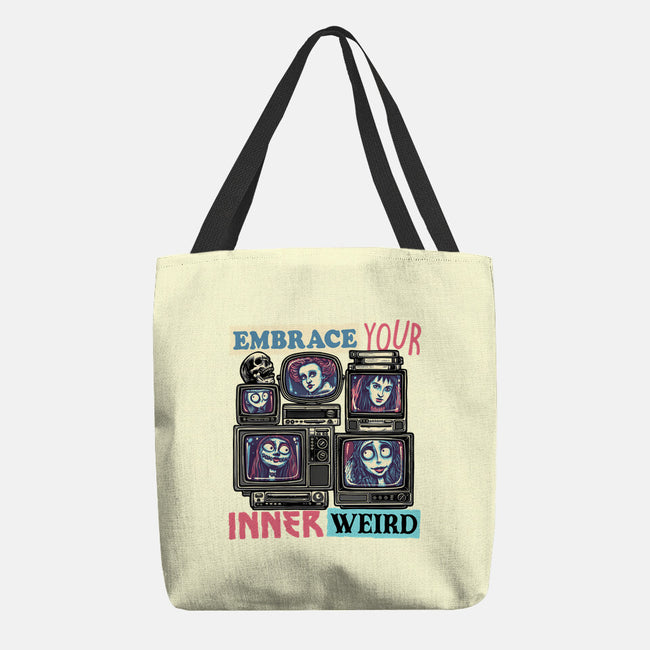 Embrace Your Inner Weird-None-Basic Tote-Bag-glitchygorilla