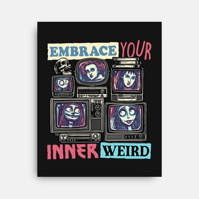 Embrace Your Inner Weird-None-Stretched-Canvas-glitchygorilla