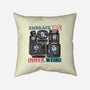 Embrace Your Inner Weird-None-Removable Cover w Insert-Throw Pillow-glitchygorilla