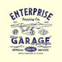 Enterprise Garage-None-Stretched-Canvas-Arinesart