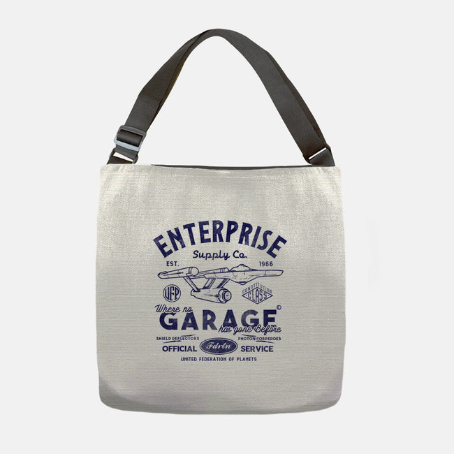 Enterprise Garage-None-Adjustable Tote-Bag-Arinesart