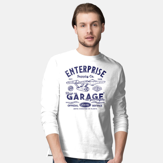 Enterprise Garage-Mens-Long Sleeved-Tee-Arinesart