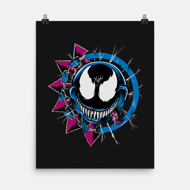 Venom Smiley-None-Matte-Poster-joerawks