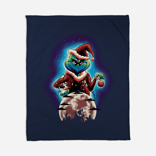 The Christmas Thief-None-Fleece-Blanket-rmatix