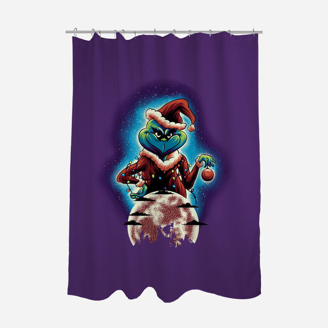 The Christmas Thief-None-Polyester-Shower Curtain-rmatix