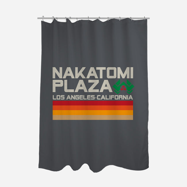 Retro Plaza-None-Polyester-Shower Curtain-DrMonekers