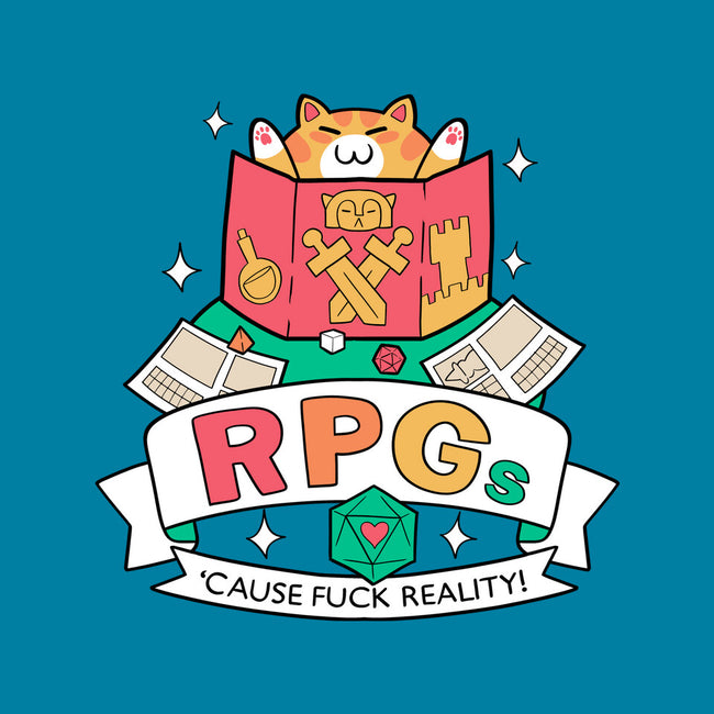 RPGs Cause Eff Reality-Womens-Basic-Tee-queenmob