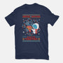 Winter Weather Is Better Together-Mens-Heavyweight-Tee-ricolaa