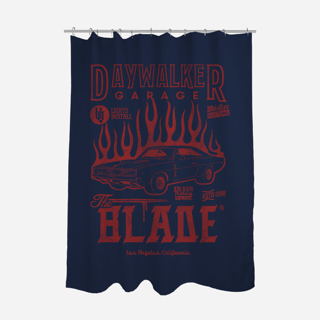 Daywalker Garage-None-Polyester-Shower Curtain-Arinesart