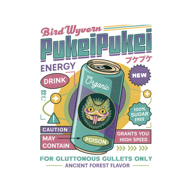 Pukei Pukei Energy Drink-None-Removable Cover w Insert-Throw Pillow-LAGELANTEE