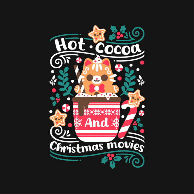 Hot Cocoa And Christmas Movies-None-Adjustable Tote-Bag-NemiMakeit