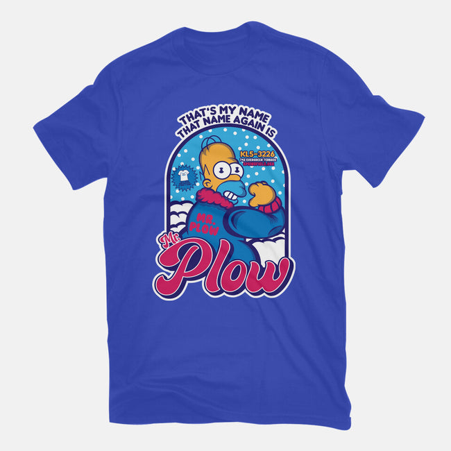 Mr. Plow-Unisex-Basic-Tee-SuperEdu