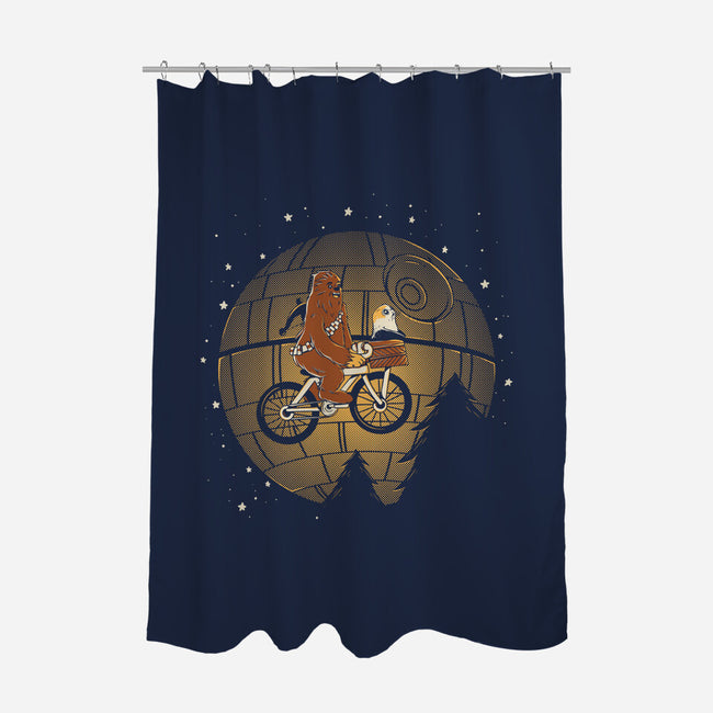 Extraterrestrial Chewy-None-Polyester-Shower Curtain-yumie