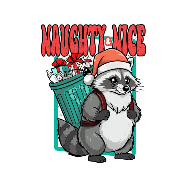 Naughty And Nice Santa-Womens-Fitted-Tee-palmstreet