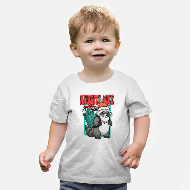 Naughty And Nice Santa-Baby-Basic-Tee-palmstreet