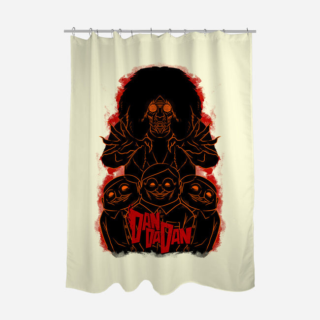 Granny X Alien-None-Polyester-Shower Curtain-spoilerinc