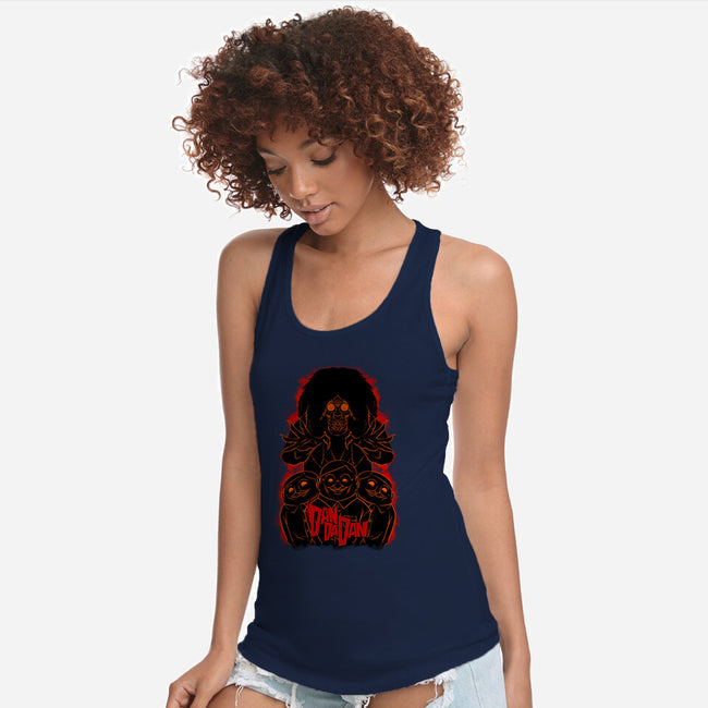 Granny X Alien-Womens-Racerback-Tank-spoilerinc