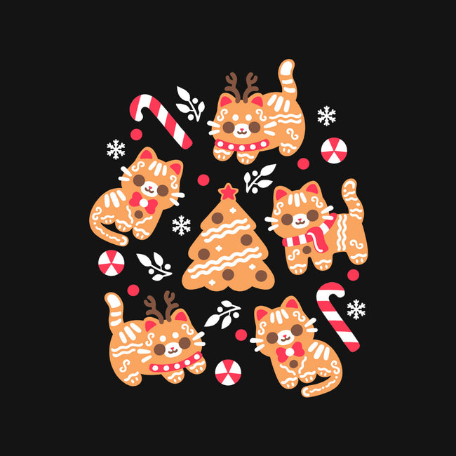 Gingerbread Cats-None-Glossy-Sticker-NemiMakeit