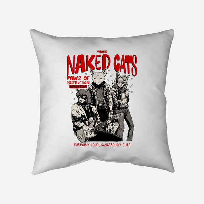 Those Naked Cats-None-Removable Cover w Insert-Throw Pillow-Hafaell