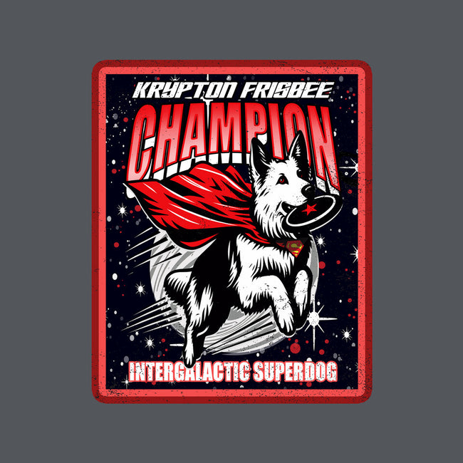 Krypton Frisbee Champ-None-Removable Cover w Insert-Throw Pillow-palmstreet