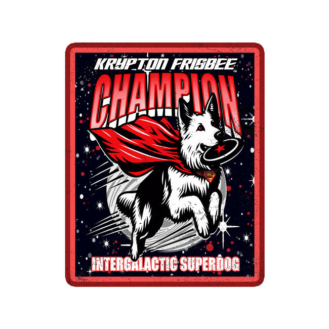 Krypton Frisbee Champ-None-Fleece-Blanket-palmstreet