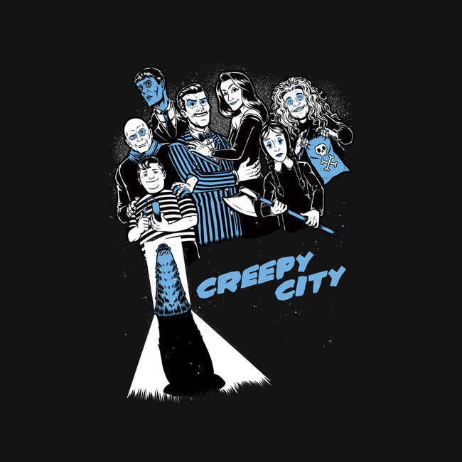 Creepy City-None-Fleece-Blanket-Studio Mootant