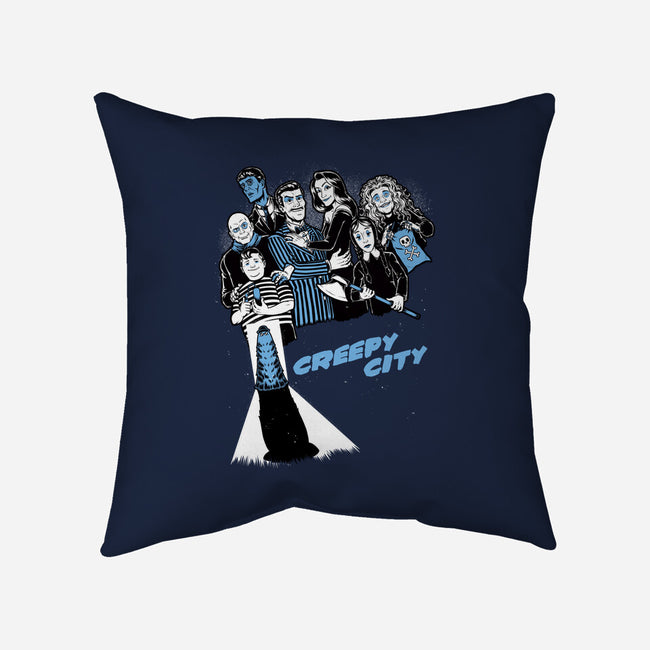 Creepy City-None-Removable Cover w Insert-Throw Pillow-Studio Mootant