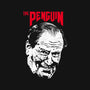 The Penguin-Womens-V-Neck-Tee-rocketman_art