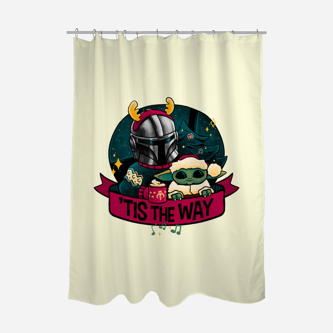 Tis The Way-None-Polyester-Shower Curtain-teesgeex