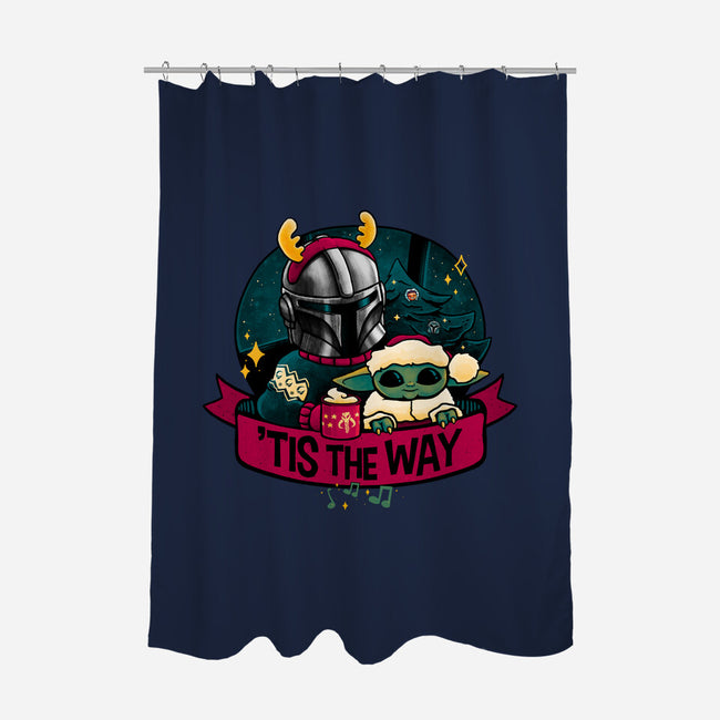 Tis The Way-None-Polyester-Shower Curtain-teesgeex