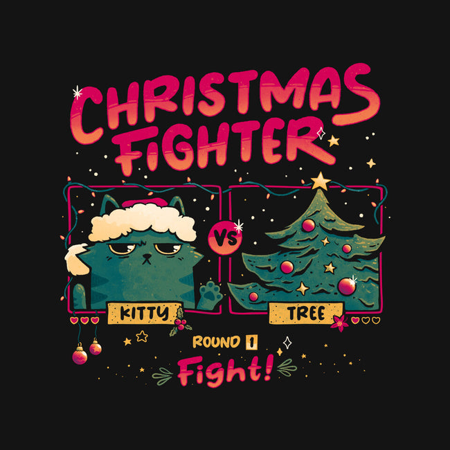 Christmas Fighter-None-Removable Cover w Insert-Throw Pillow-teesgeex