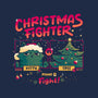 Christmas Fighter-None-Polyester-Shower Curtain-teesgeex