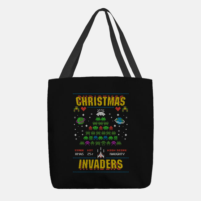 Christmas Invaders-None-Basic Tote-Bag-Arinesart