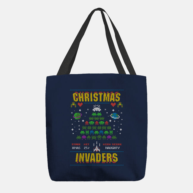 Christmas Invaders-None-Basic Tote-Bag-Arinesart