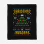 Christmas Invaders-None-Fleece-Blanket-Arinesart