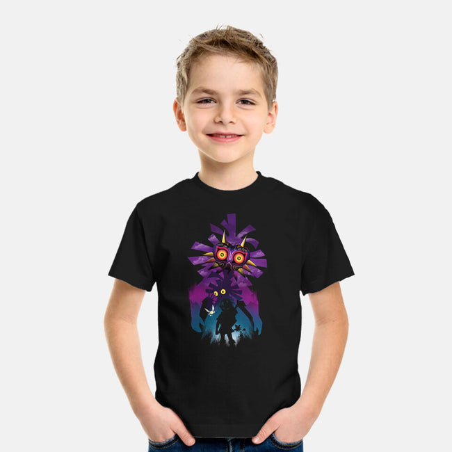 Hero Mask Landscape-Youth-Basic-Tee-dandingeroz