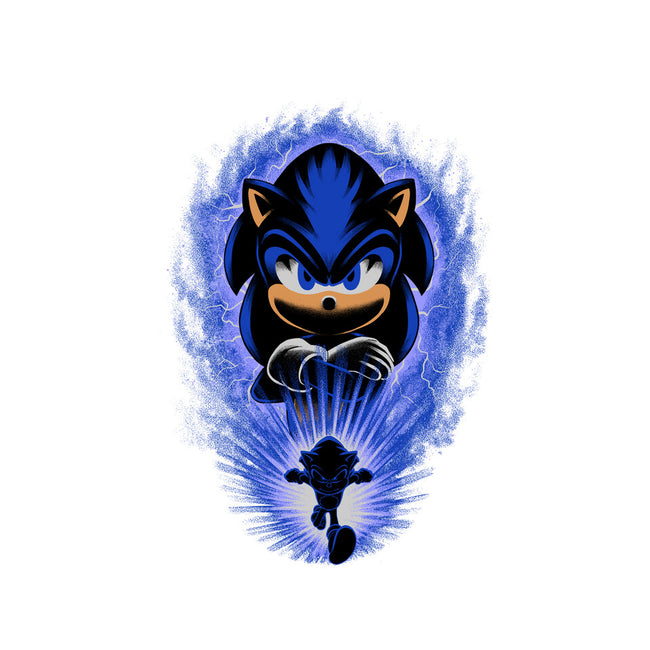 Big Blue Blur-None-Glossy-Sticker-rmatix