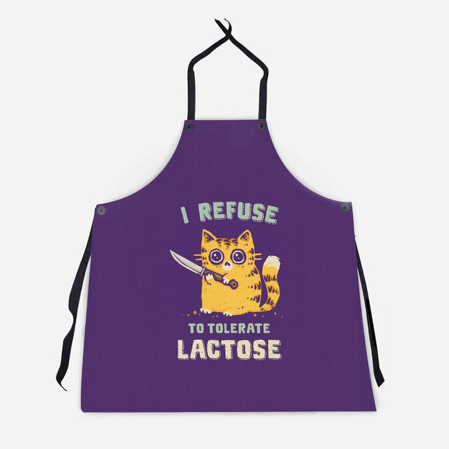 I Refuse To Tolerate Lactose-Unisex-Kitchen-Apron-kg07