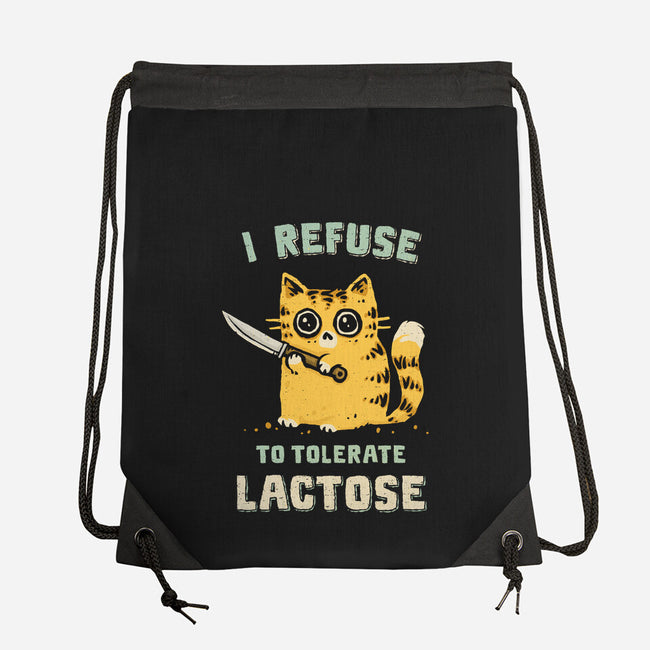 I Refuse To Tolerate Lactose-None-Drawstring-Bag-kg07