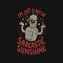 Ray Of Sarcastic Sunshine-None-Glossy-Sticker-Arigatees