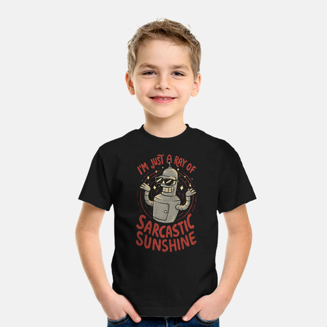 Ray Of Sarcastic Sunshine-Youth-Basic-Tee-Arigatees