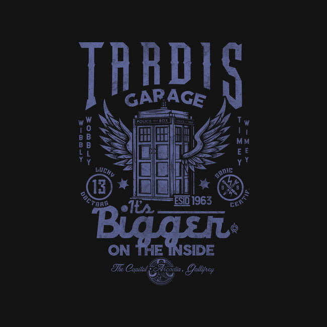 Tardis Garage-None-Polyester-Shower Curtain-Arinesart